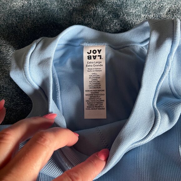 NWT JoyLab Seamless Tank Iceberg Size XL - Picture 3 of 4